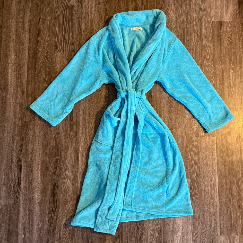 Cypress | Cozy Soft Light Blue Women's Bathrobe